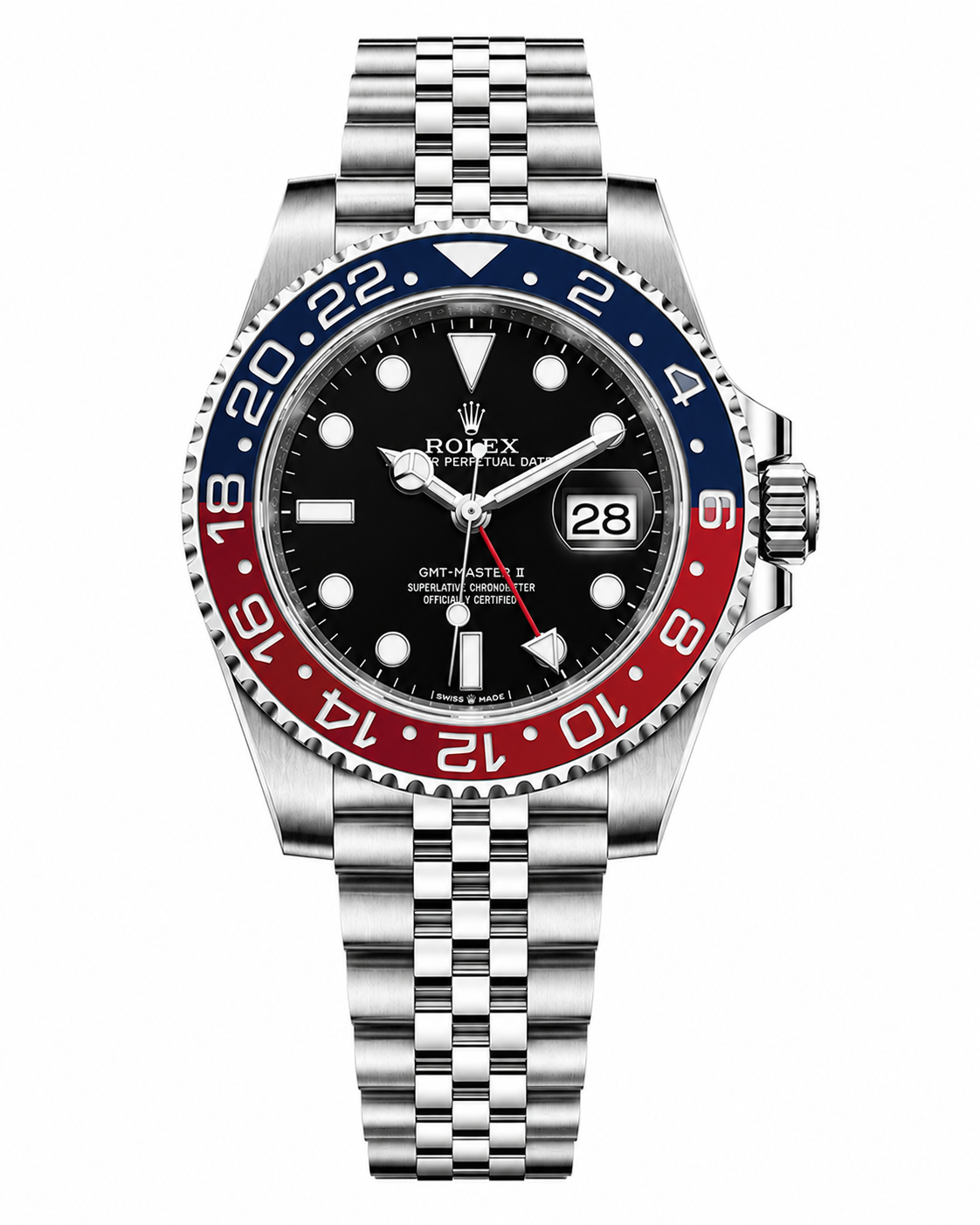 Rolex GMT- Master II "Pepsi" on Jubilee