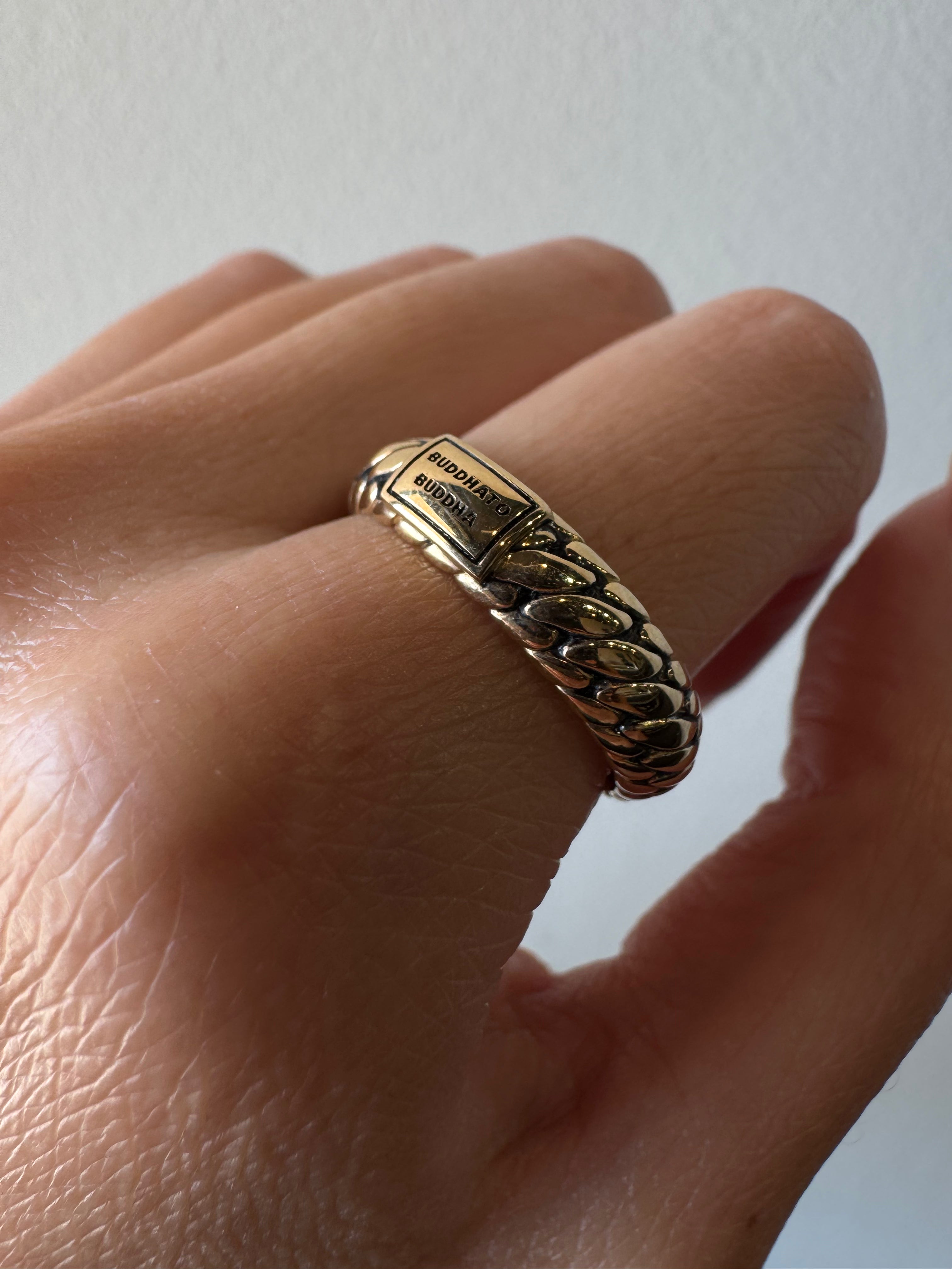 Buddha to Buddha Ben Gold Men's Ring